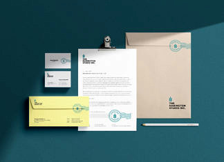 stationery branding psd mockup vol-05